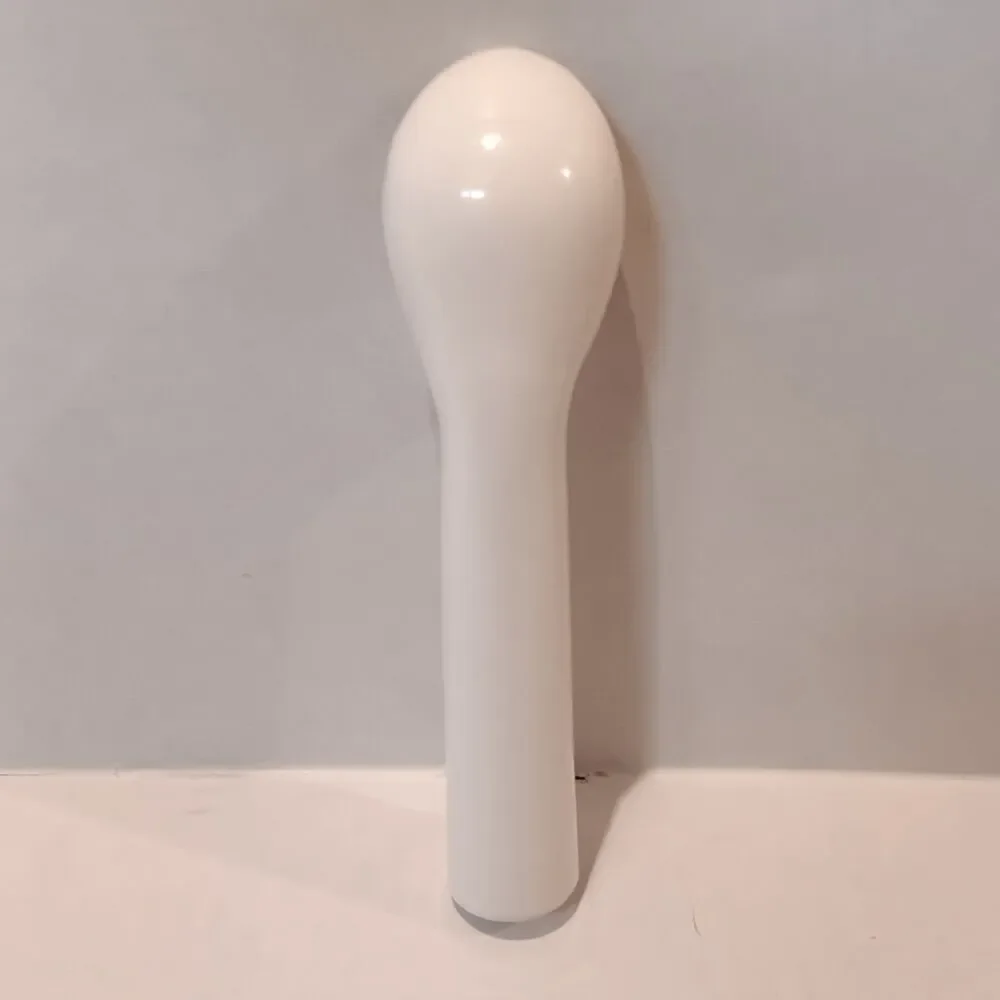 Vintage Ekco Plastic Traditional Ice Cream Scoop-White-Dishwasher Safe-90s